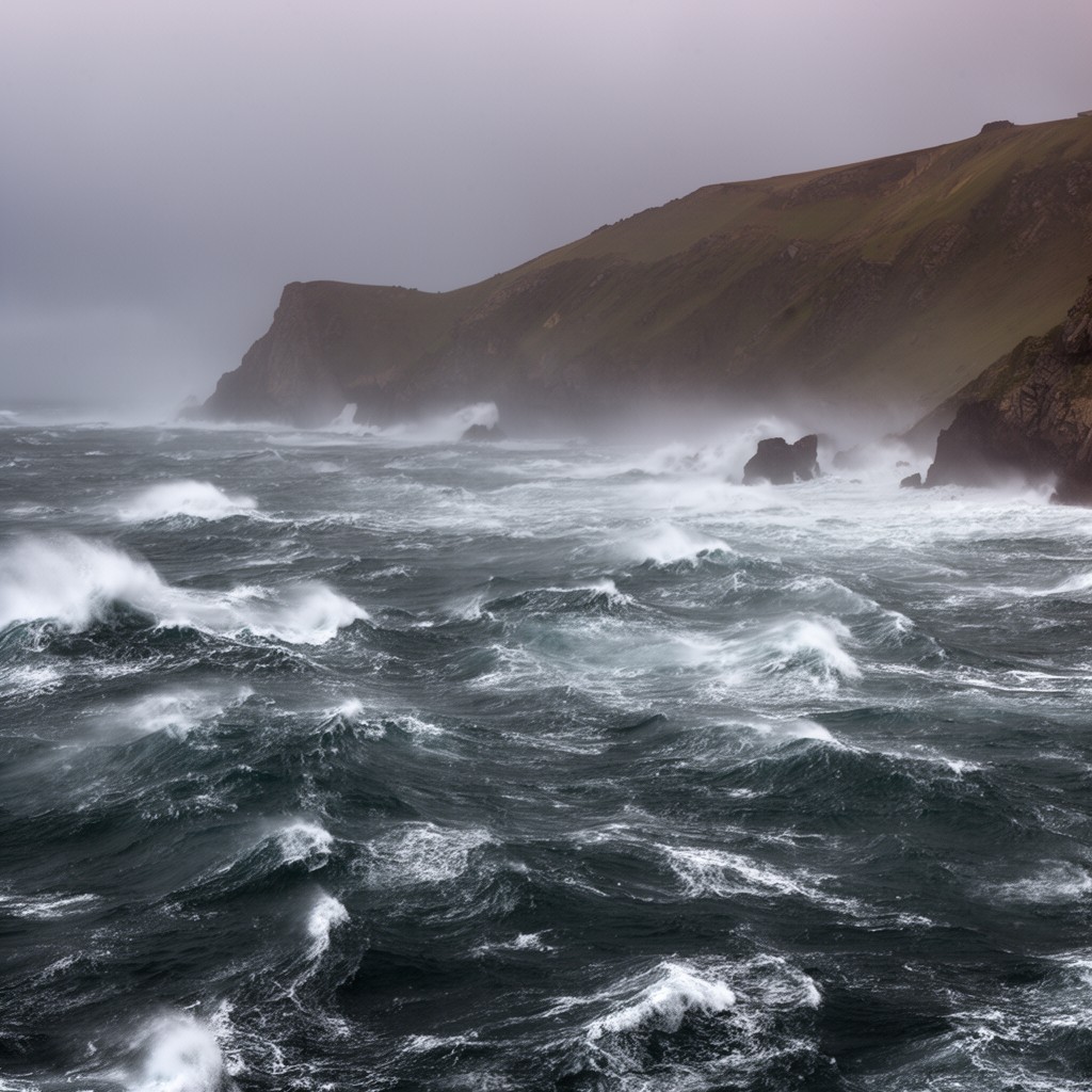 AI-generated illustration of Tasman Sea