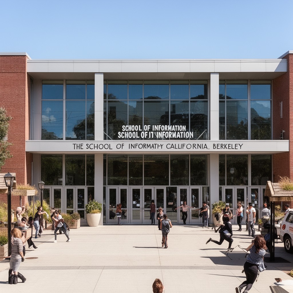 AI-generated illustration of School of Information