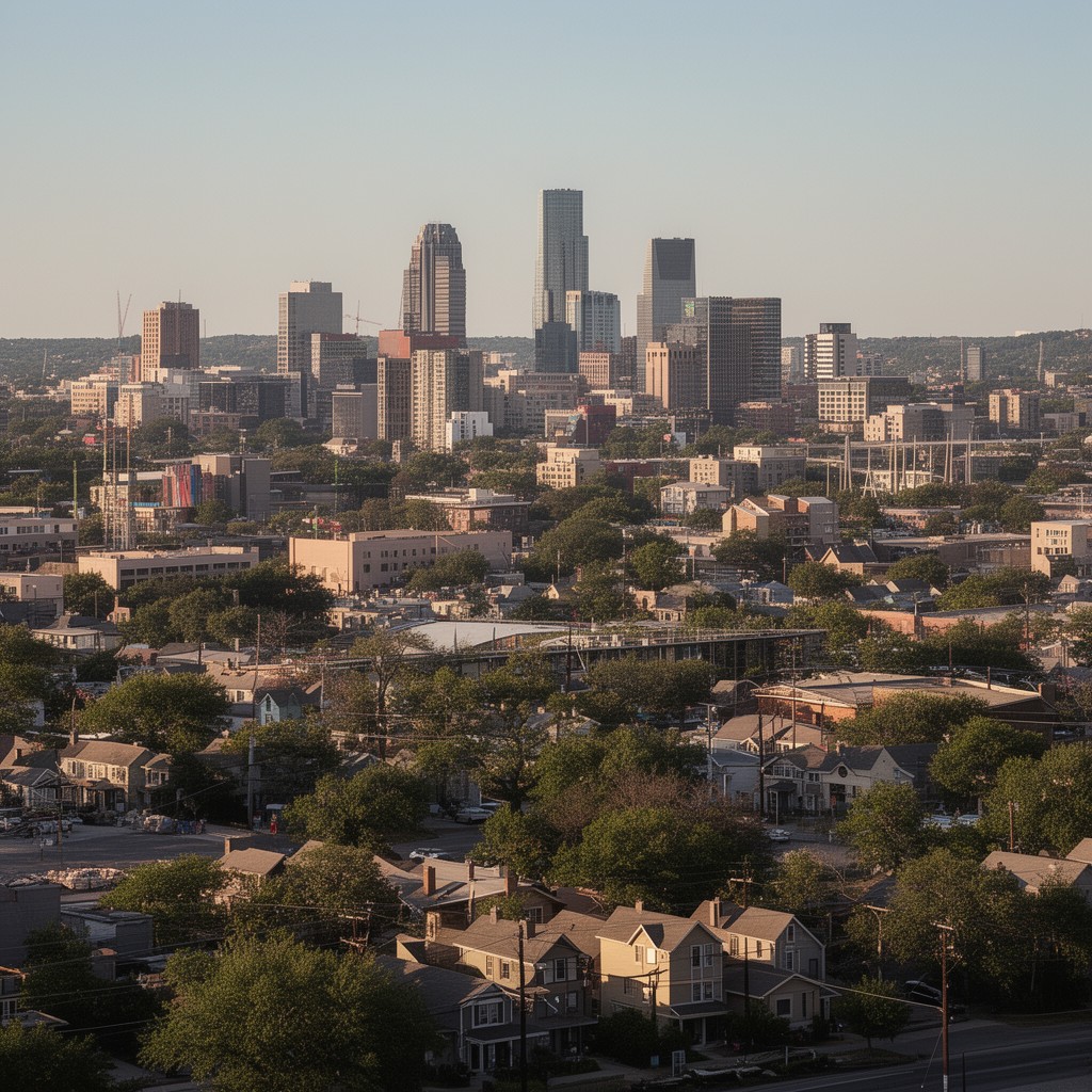 AI-generated illustration of Austin