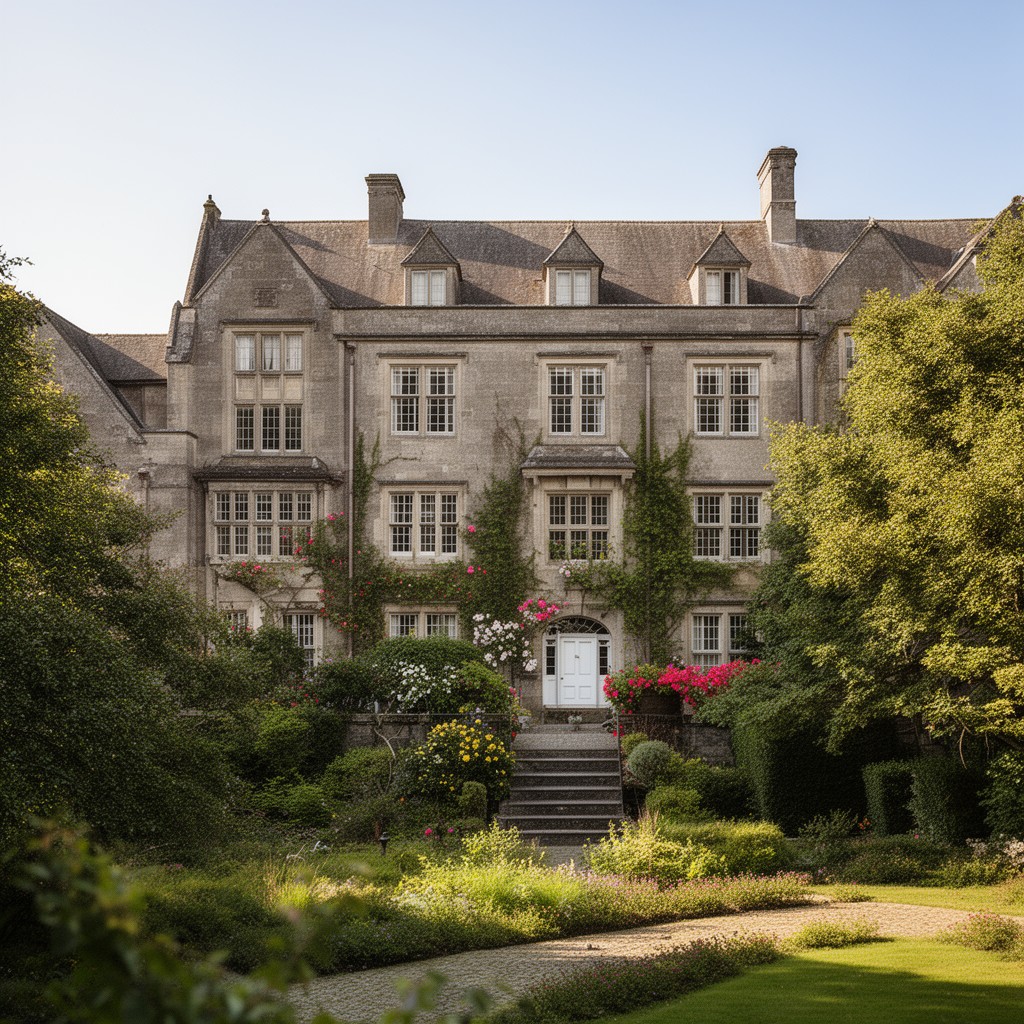 AI-generated illustration of Bracebridge Hall