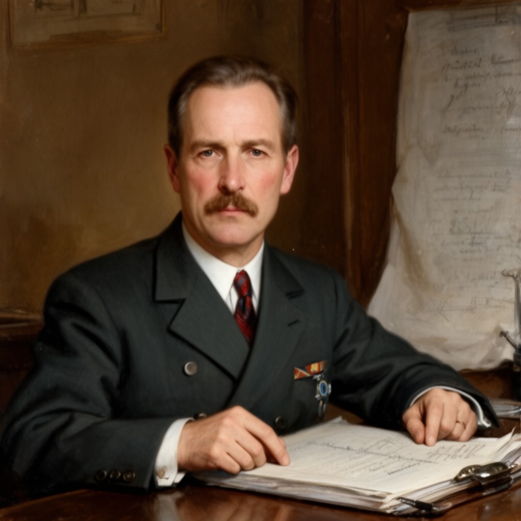 AI-generated illustration of Friedrich Wilhelm Kritzinger