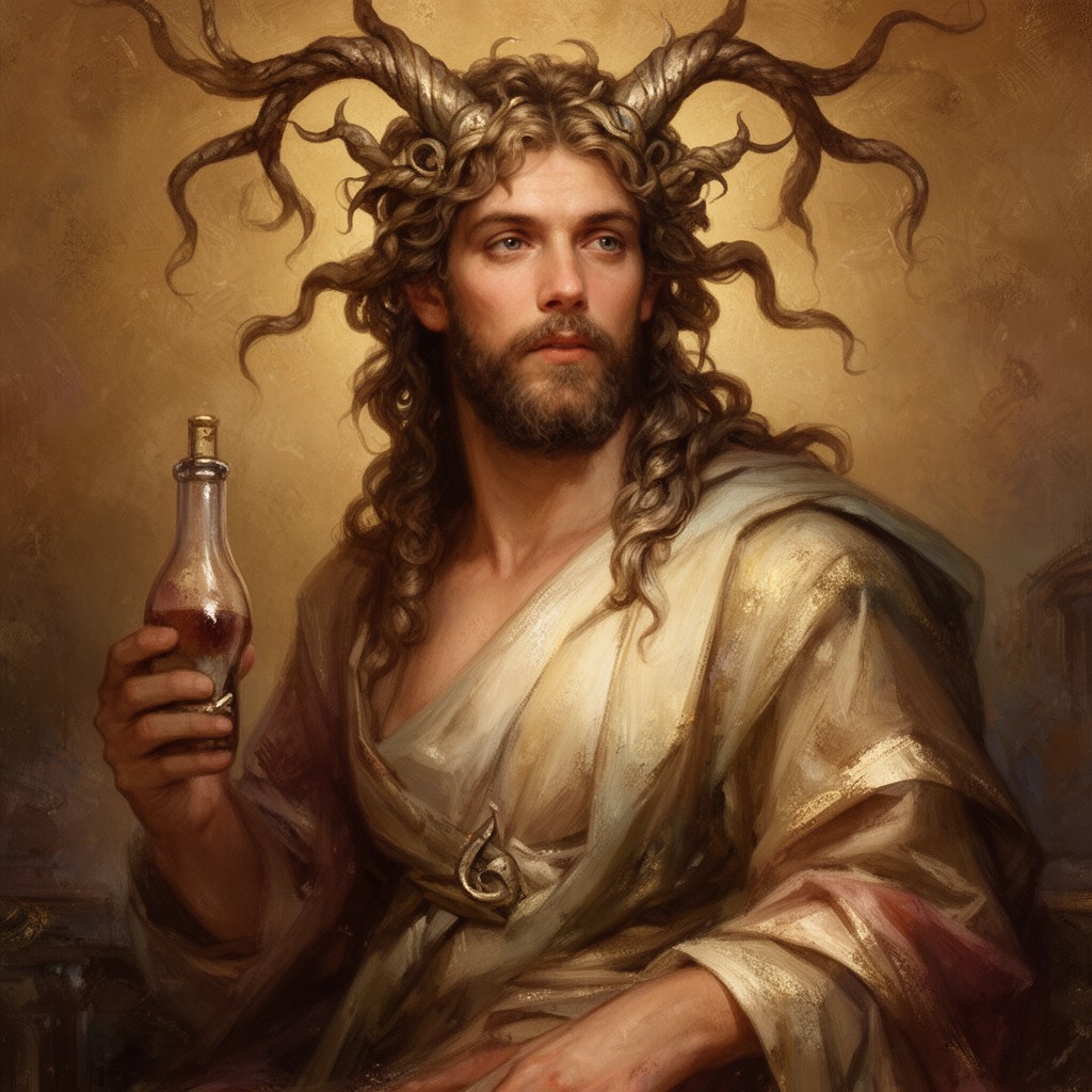 AI-generated illustration of Dionysus