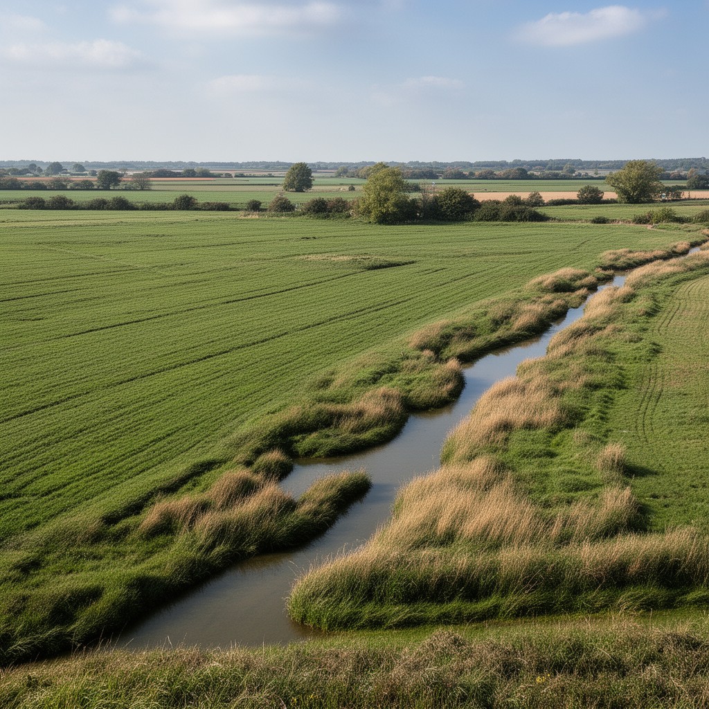AI-generated illustration of Lincolnshire Fens