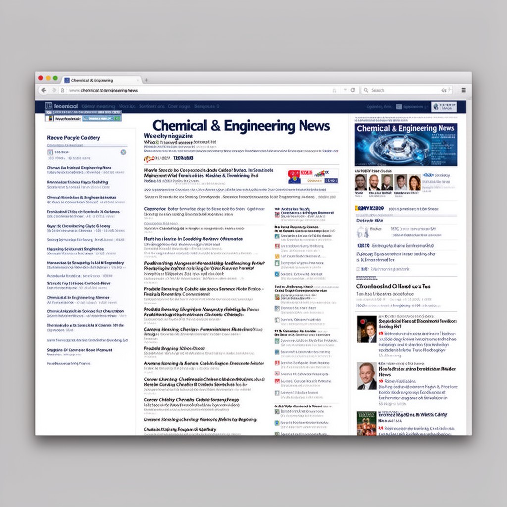 AI-generated illustration of Chemical & Engineering News
