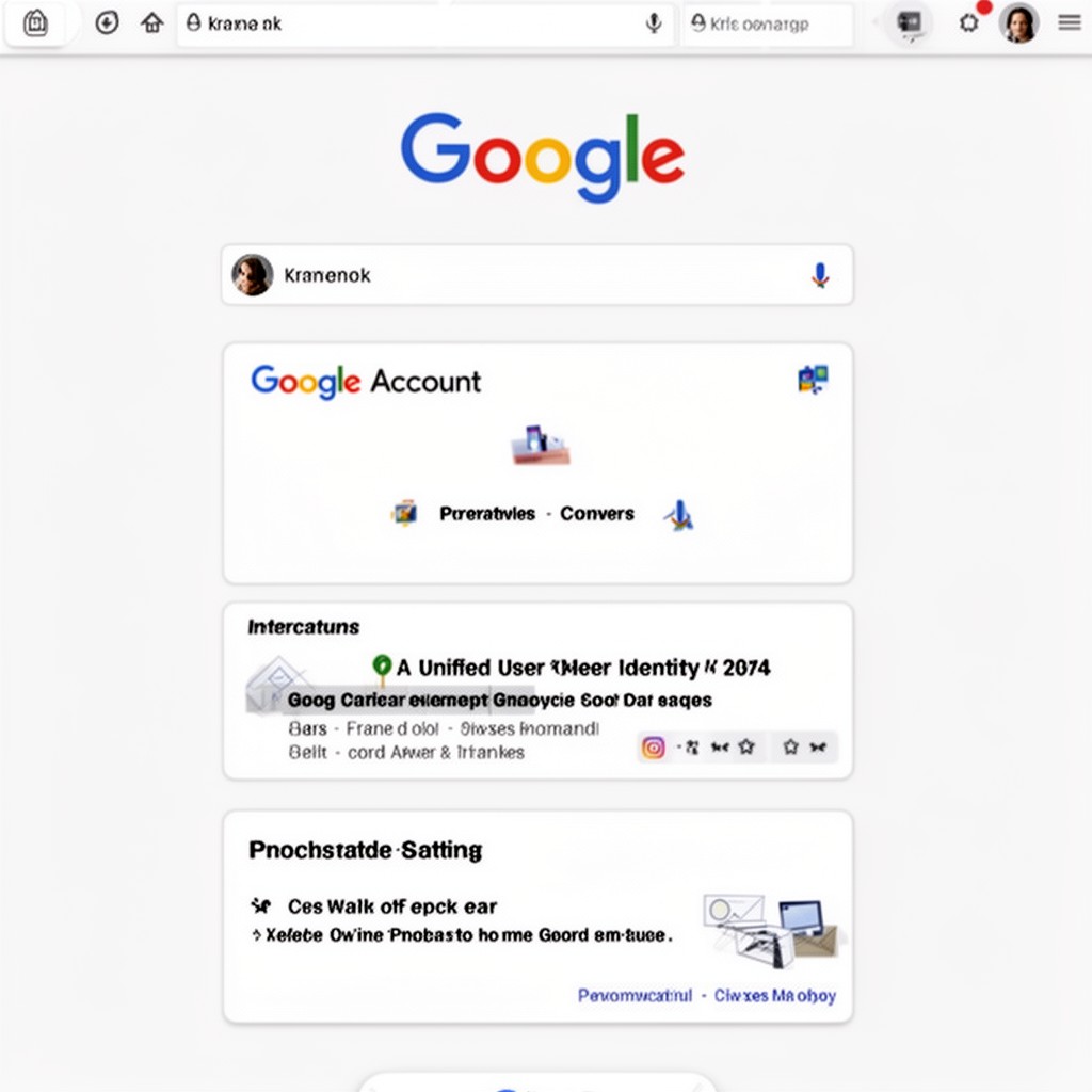 AI-generated illustration of Google Account