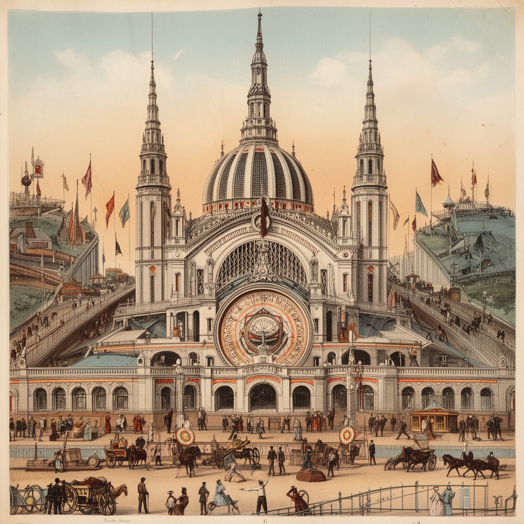 AI-generated illustration of Louisiana Purchase Exposition