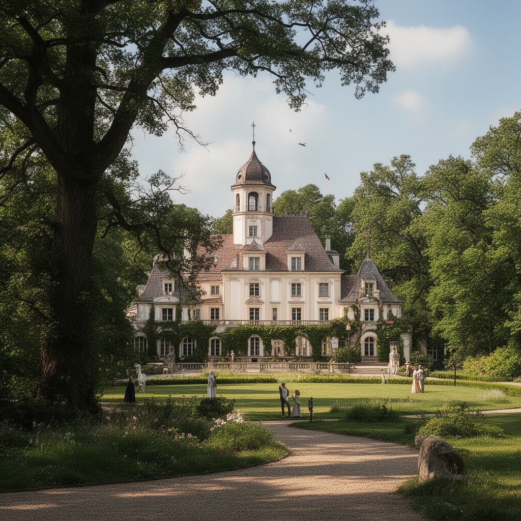 AI-generated illustration of Humboldt family estate