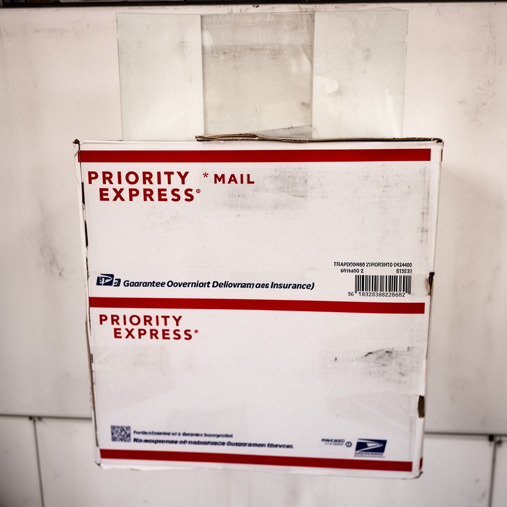AI-generated illustration of Priority Mail Express