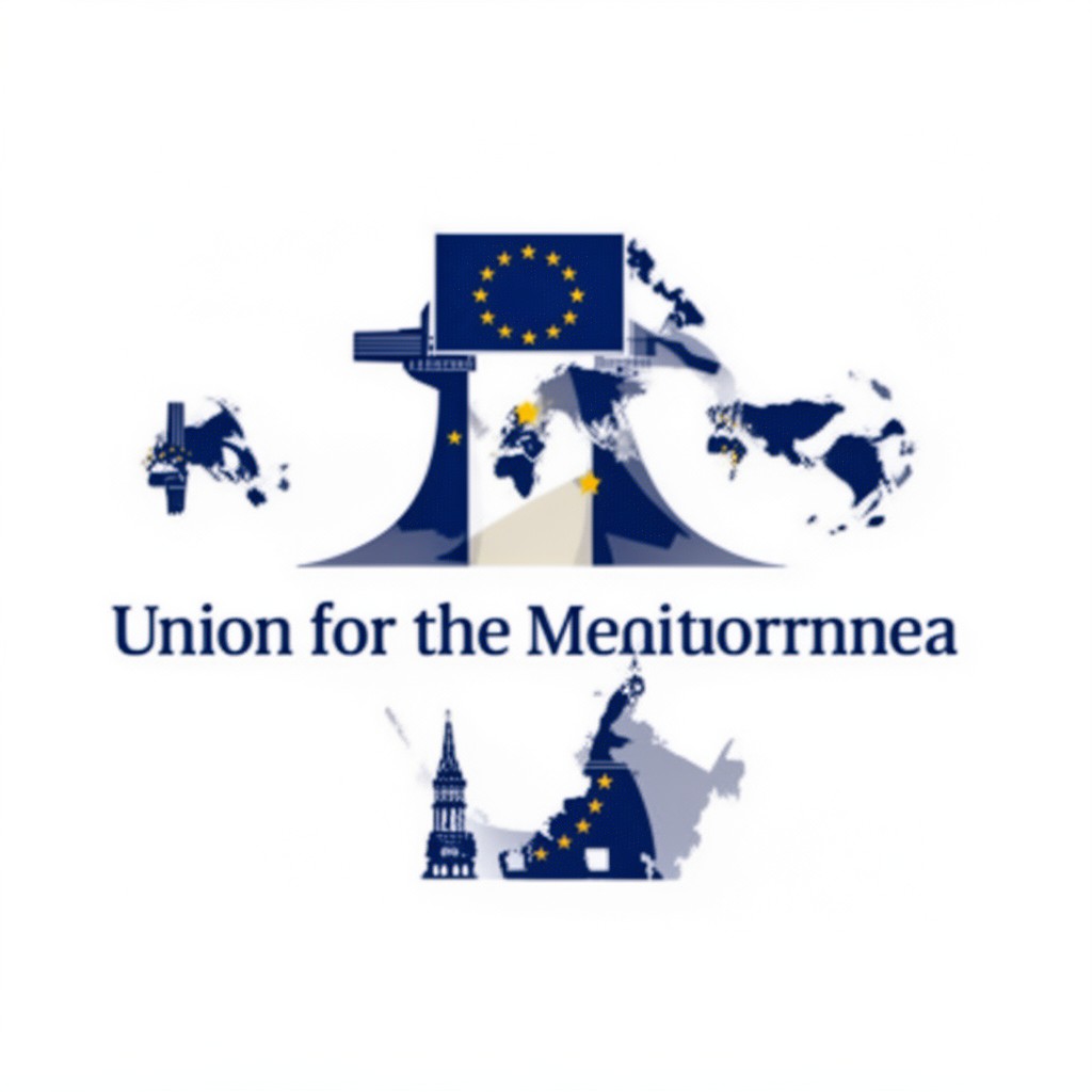 AI-generated illustration of Union for the Mediterranean