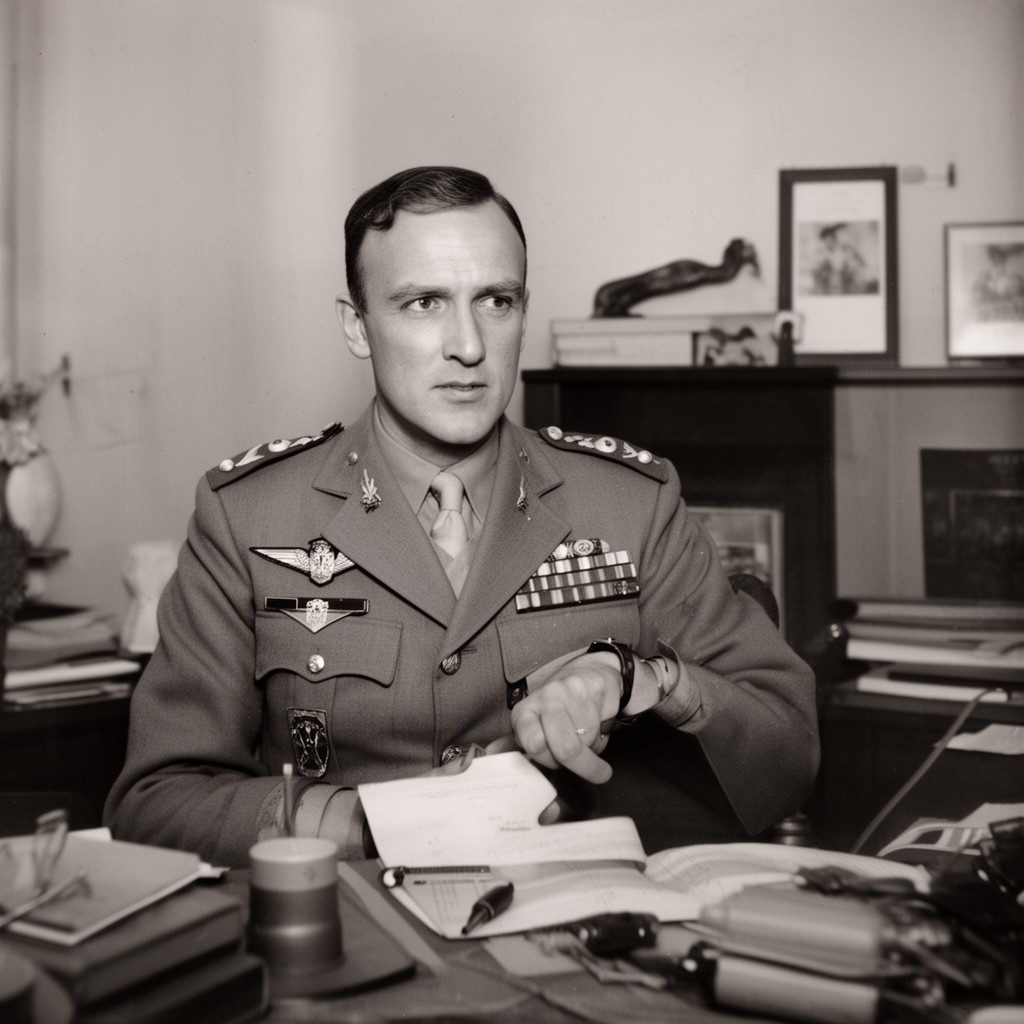 AI-generated illustration of Commander-in-Chief, Middle East Command