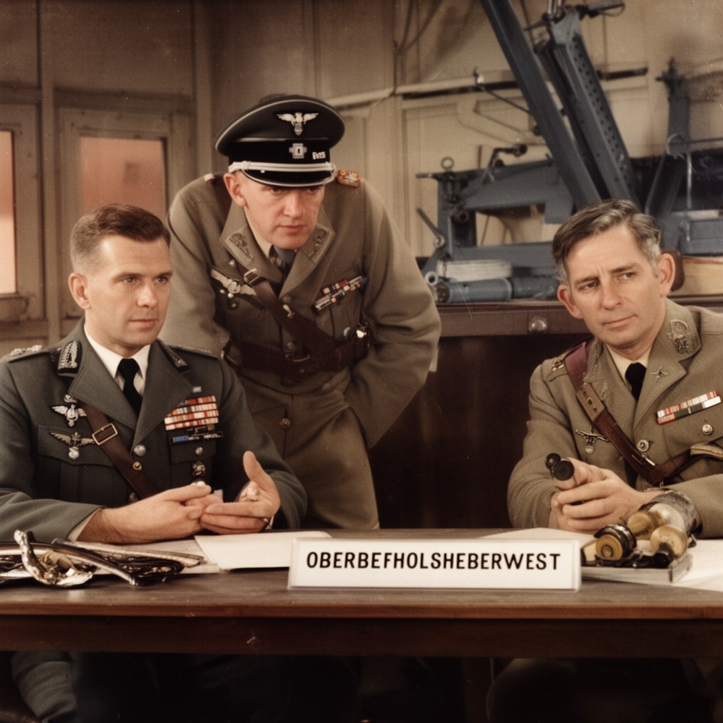 AI-generated illustration of Oberbefehlshaber West (Commander-in-Chief West)