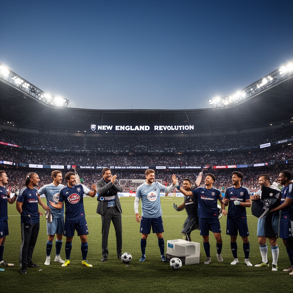 AI-generated illustration of New England Revolution