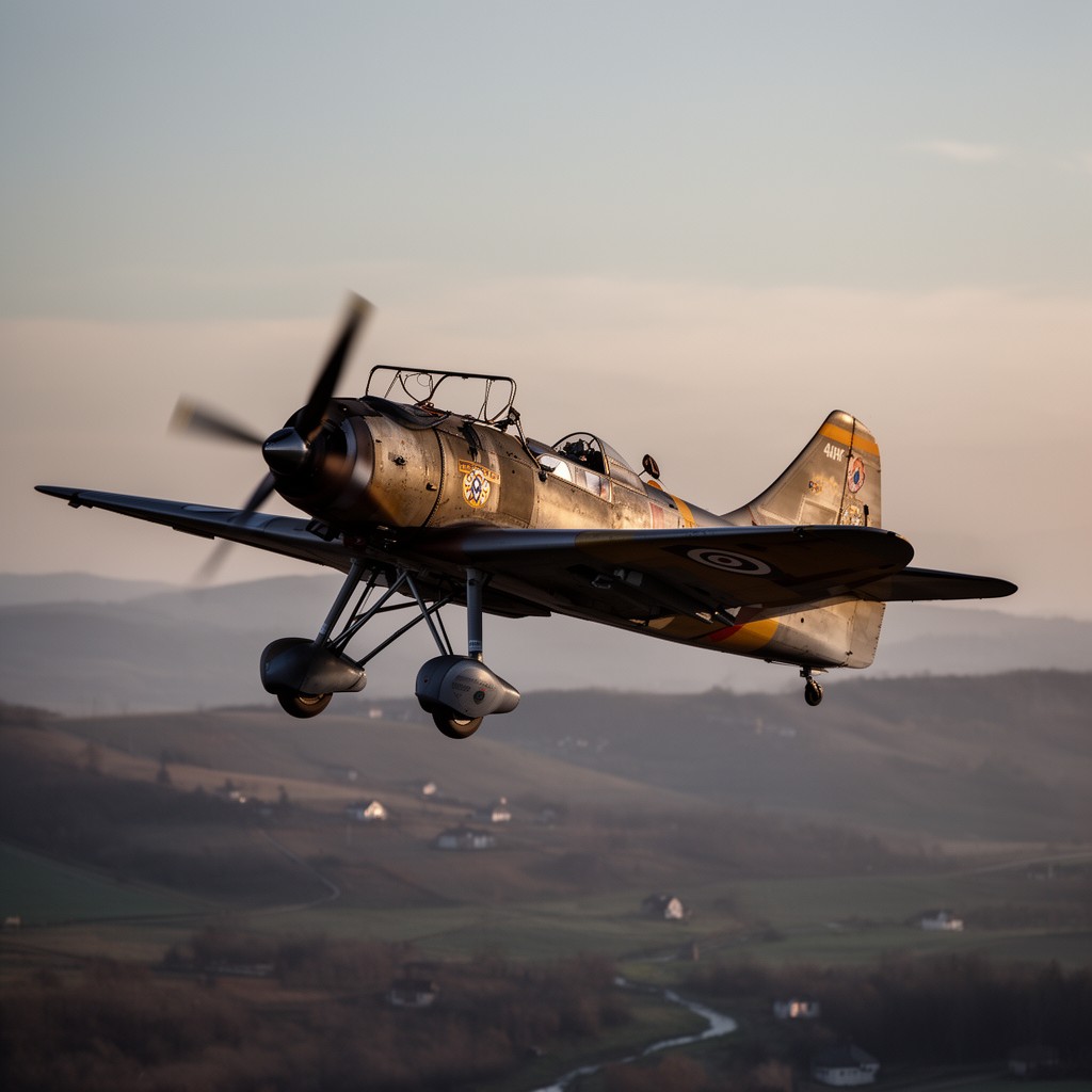 AI-generated illustration of Royal Romanian Air Force