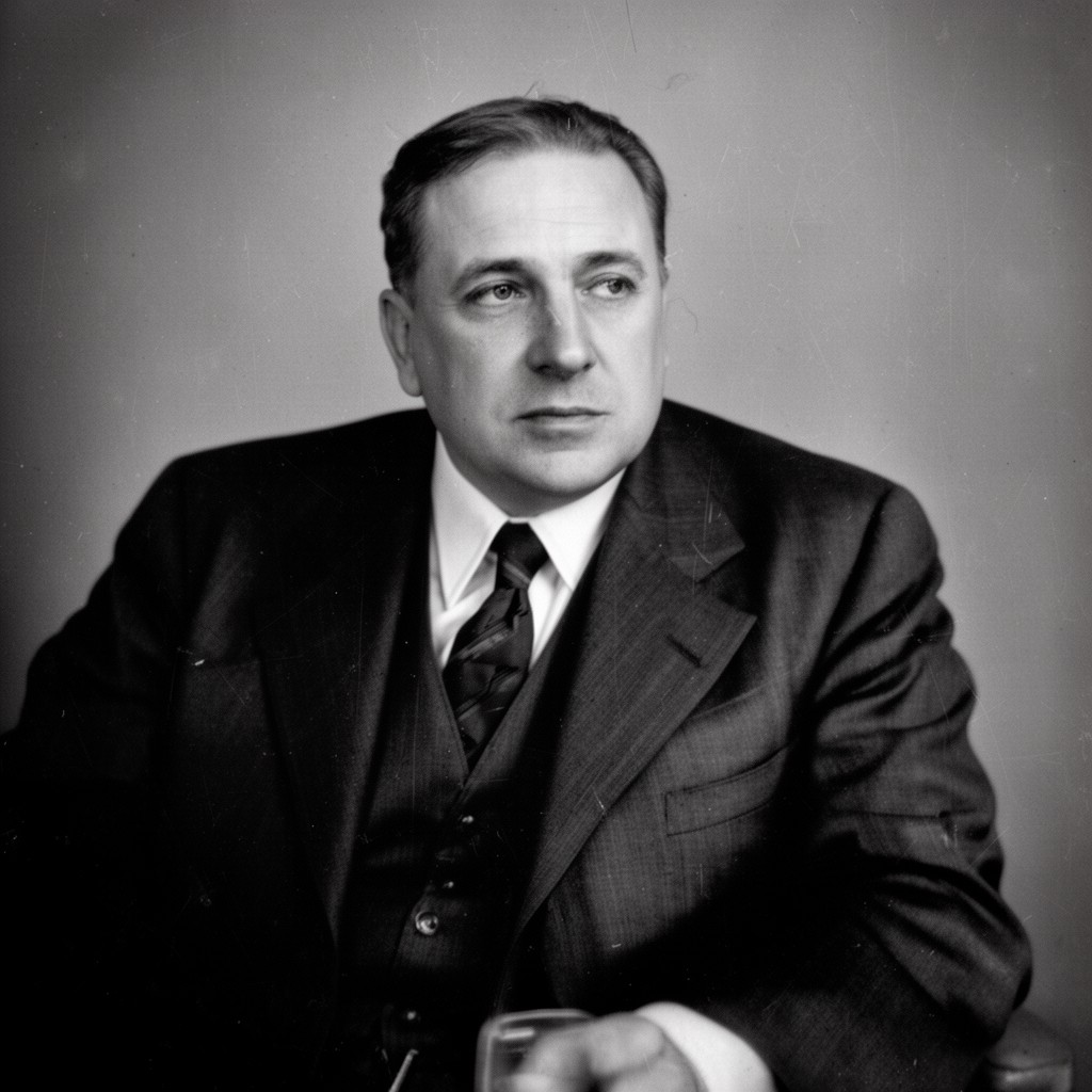 AI-generated illustration of Edvard Beneš