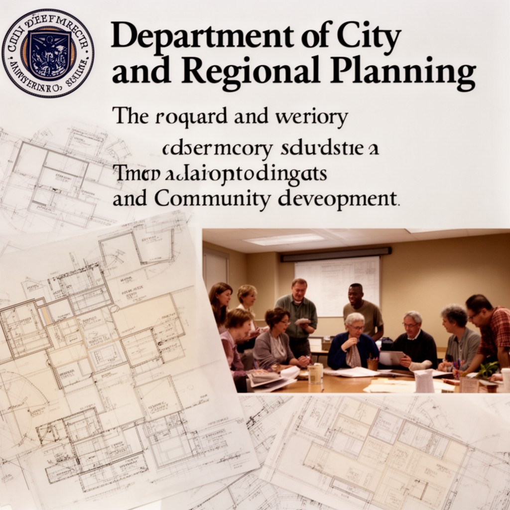 AI-generated illustration of Department of City and Regional Planning