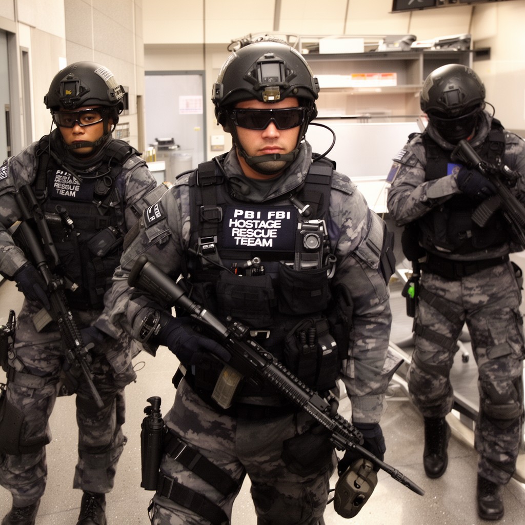 AI-generated illustration of FBI Hostage Rescue Team