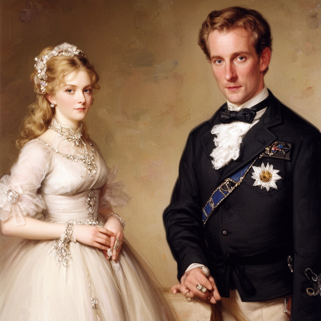 AI-generated illustration of Marchioness of Hartington