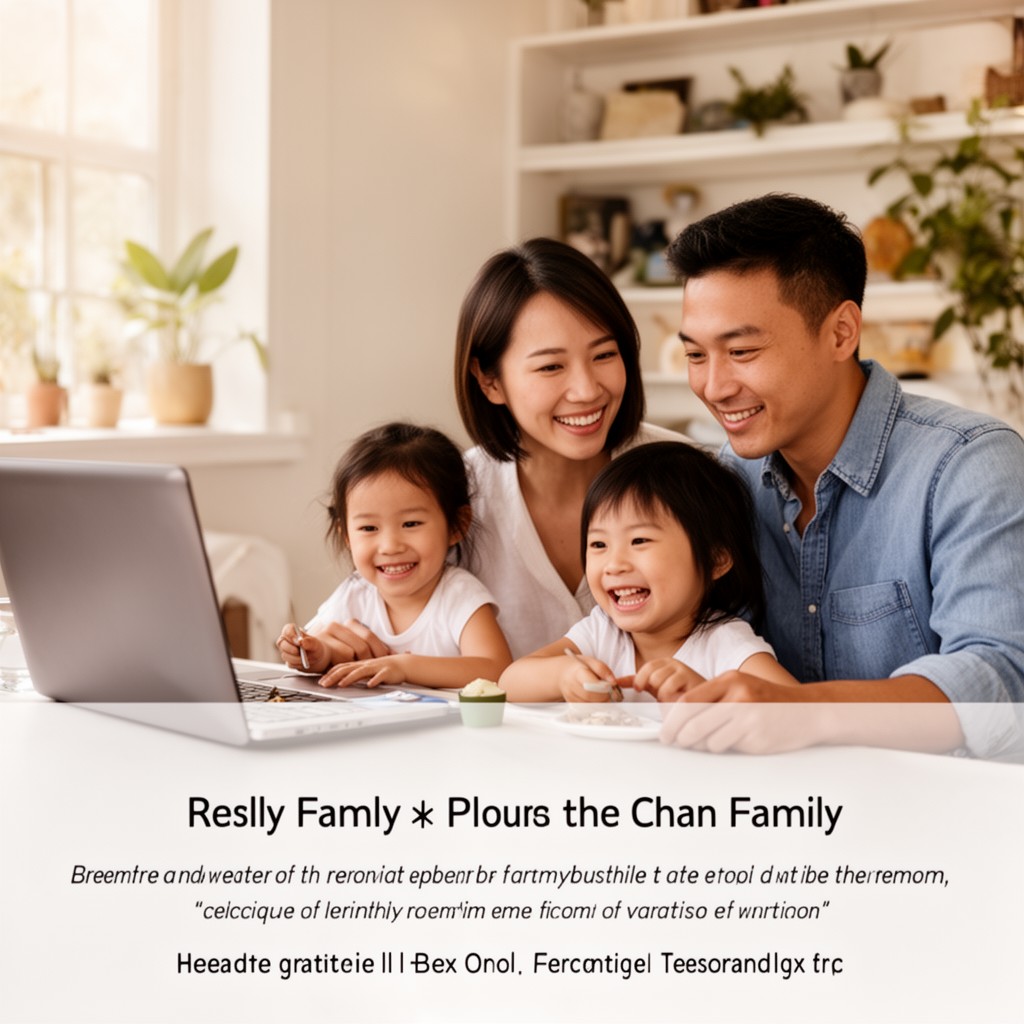AI-generated illustration of Chan family