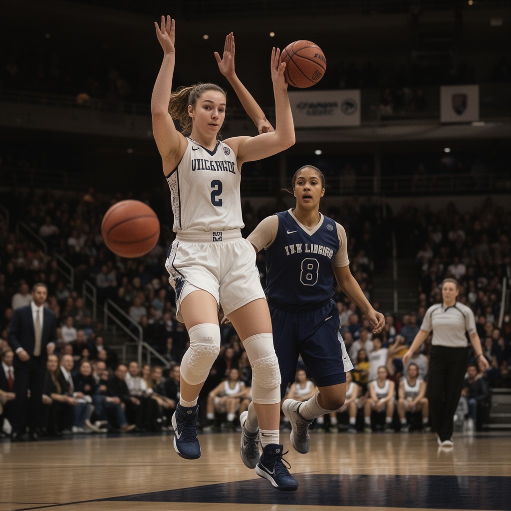 AI-generated illustration of Ivy League women’s basketball