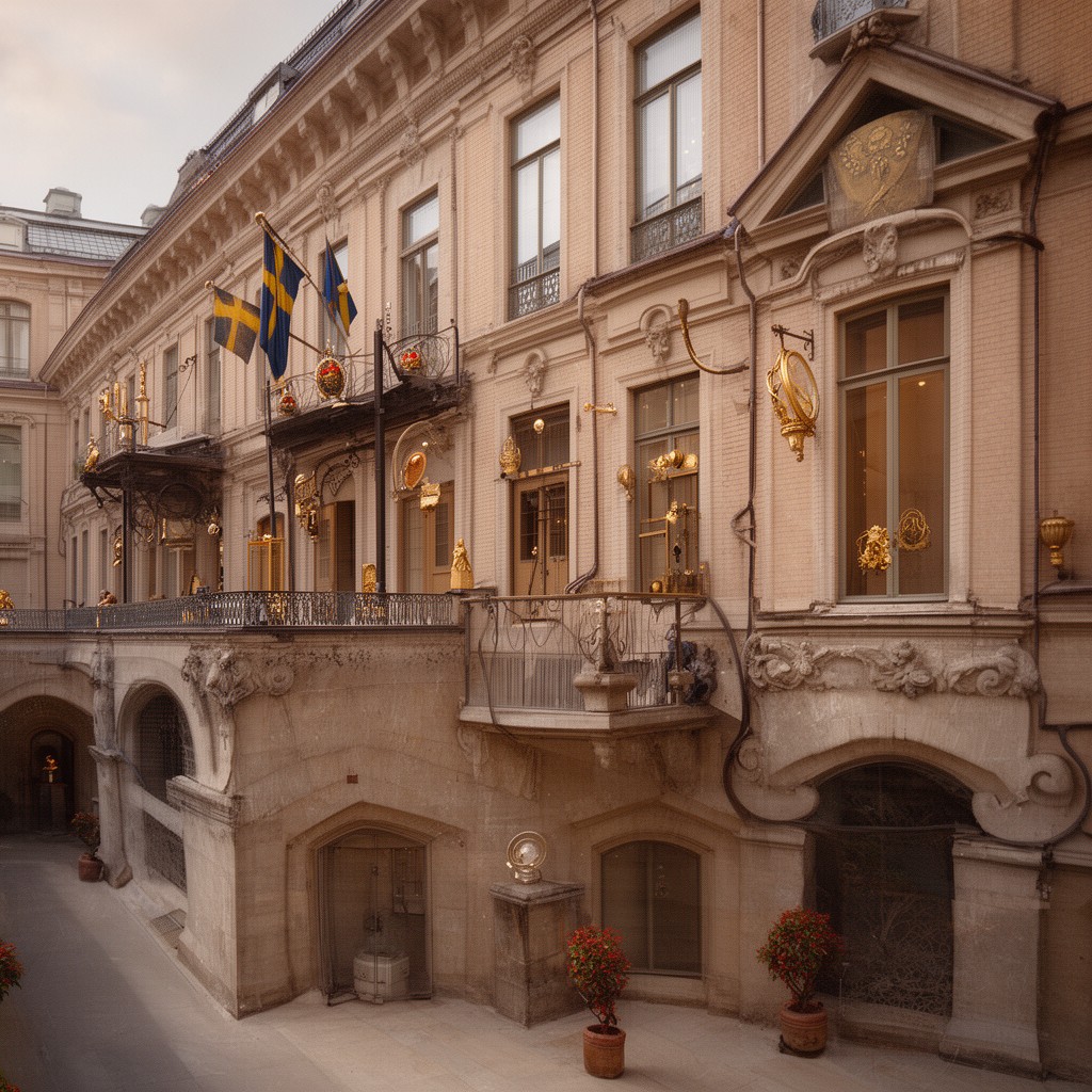AI-generated illustration of Royal Swedish Academy of Sciences
