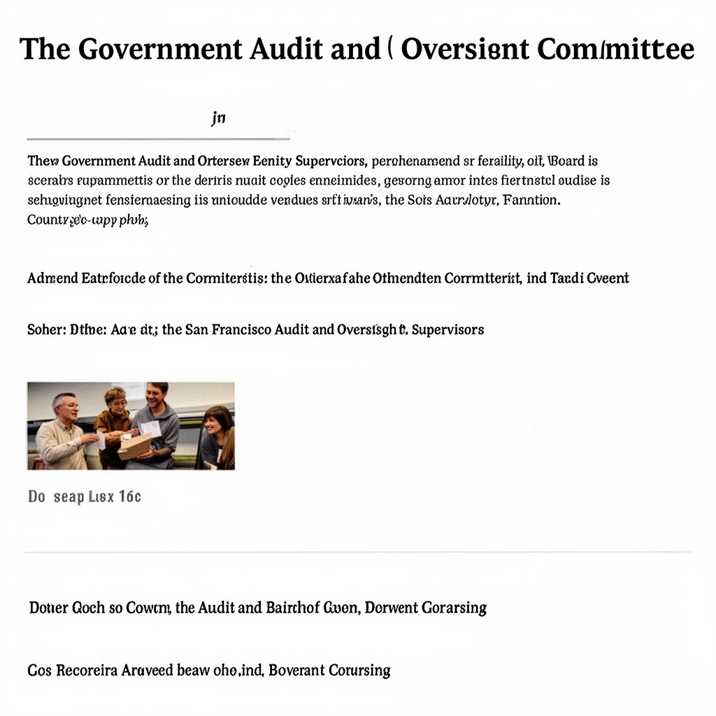 AI-generated illustration of Government Audit and Oversight Committee