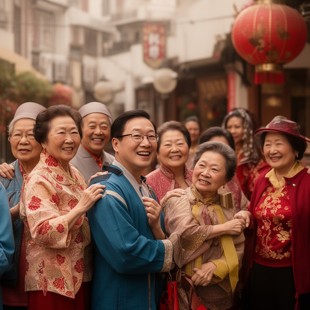 AI-generated illustration of Chinese Americans