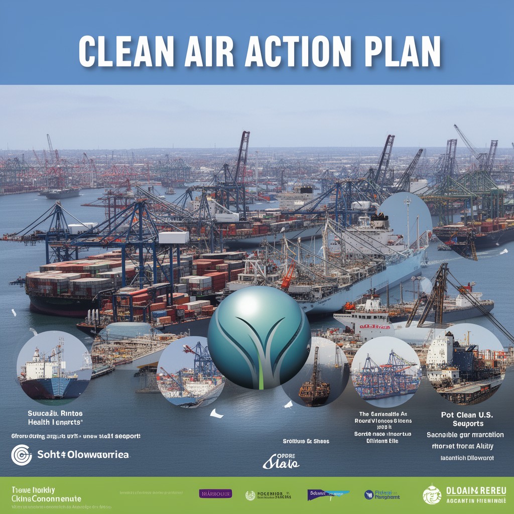 AI-generated illustration of Clean Air Action Plan