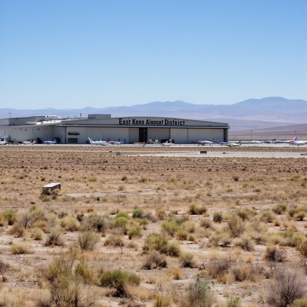 AI-generated illustration of East Kern Airport District