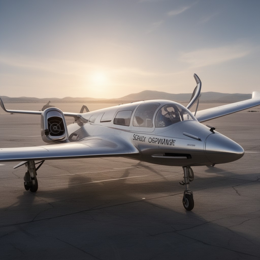 AI-generated illustration of Scaled Composites