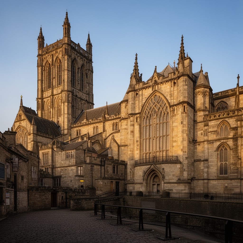 AI-generated illustration of Lincoln, Lincolnshire, England