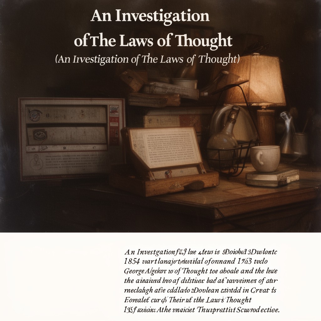 AI-generated illustration of An Investigation of the Laws of Thought