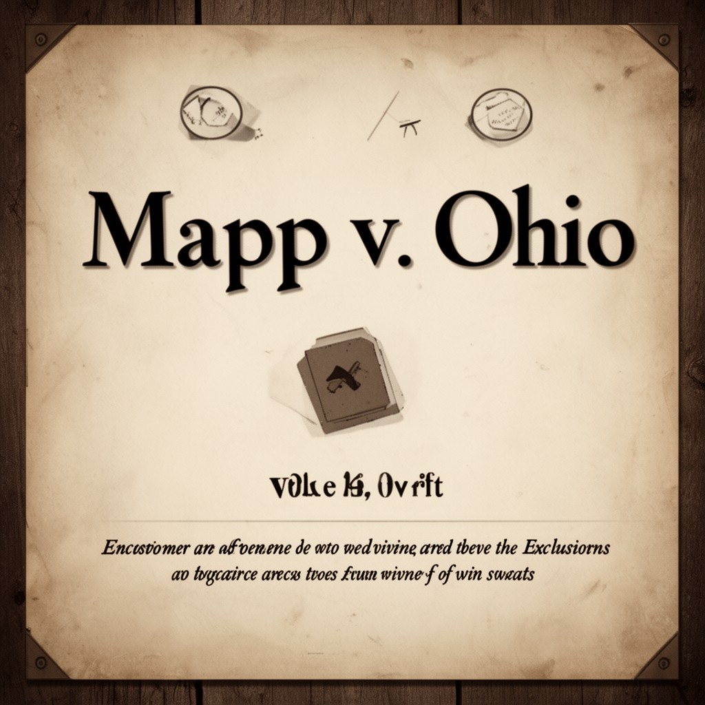 AI-generated illustration of Mapp v. Ohio