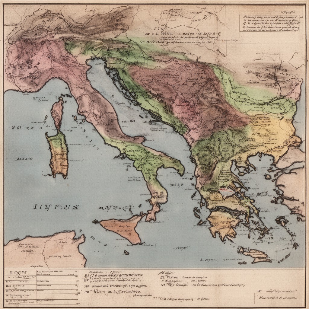AI-generated illustration of Illyricum