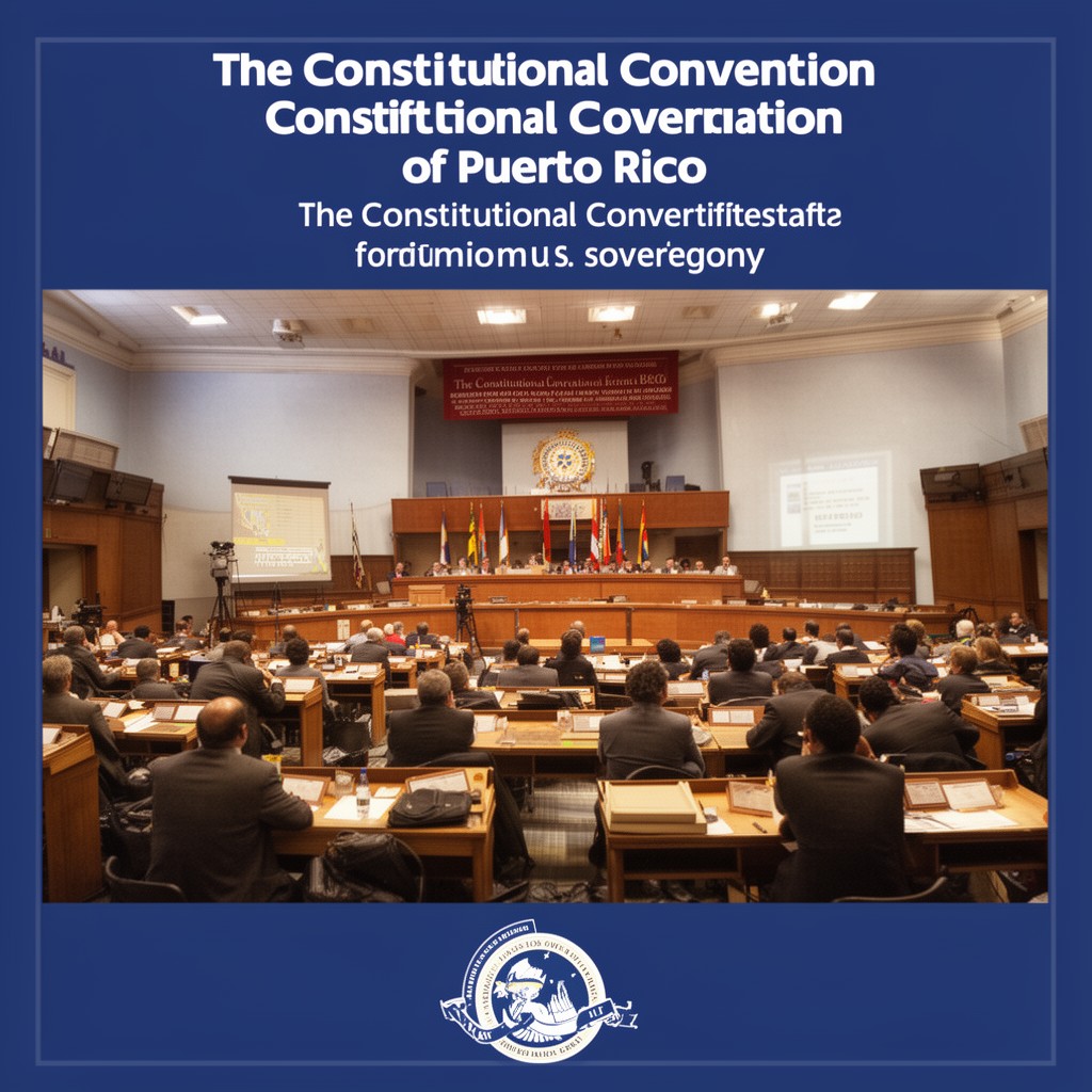 AI-generated illustration of Constitutional Convention of Puerto Rico