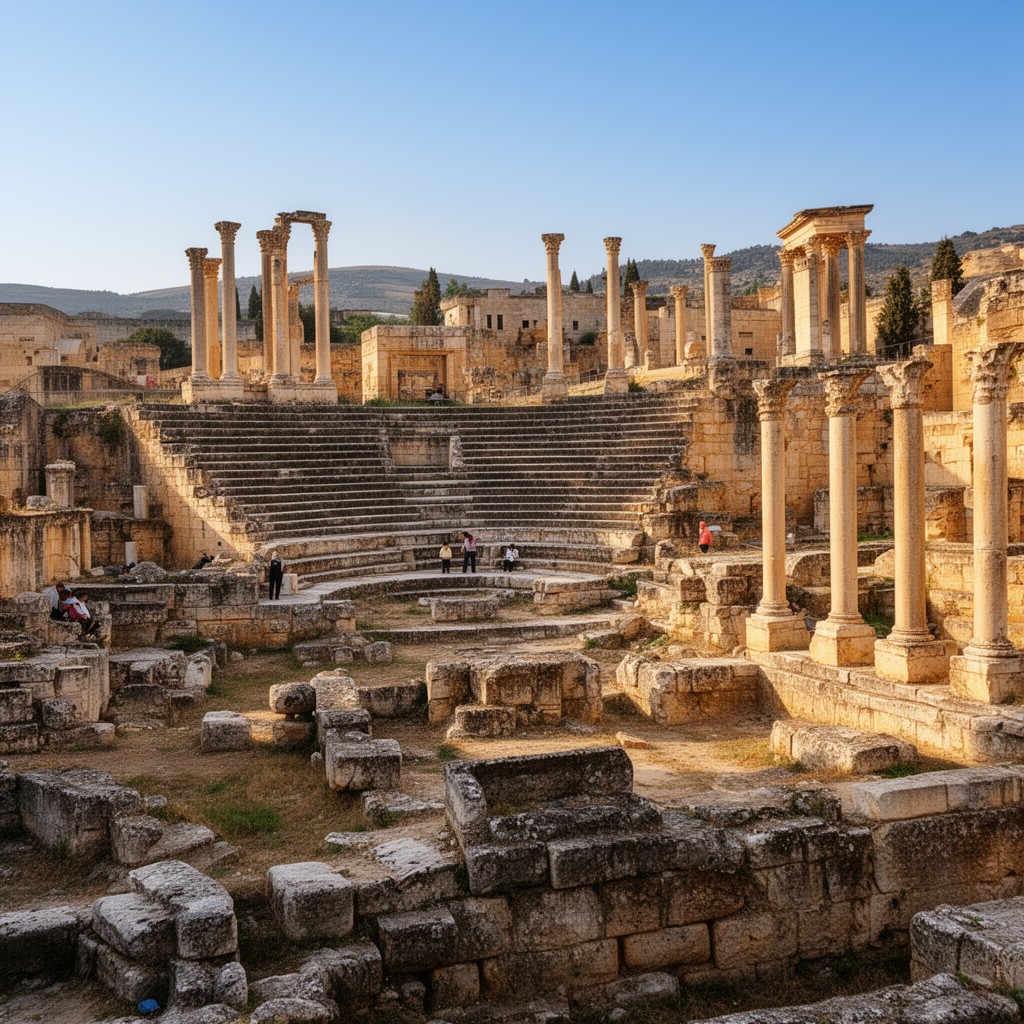 AI-generated illustration of Dougga / Thugga