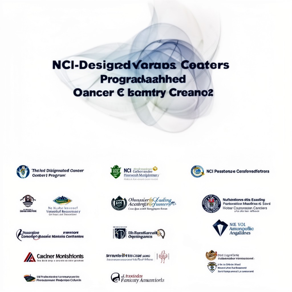 AI-generated illustration of NCI-Designated Cancer Centers Program