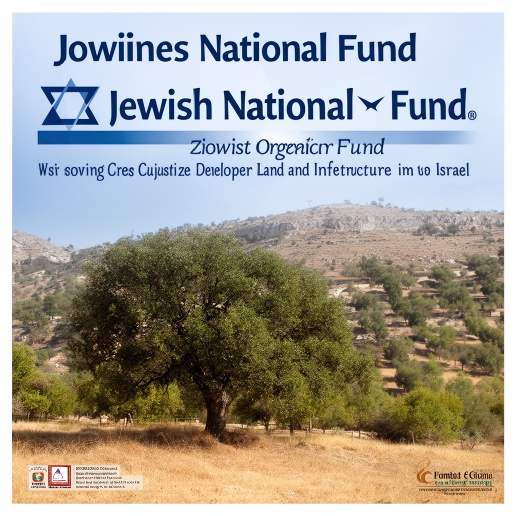 AI-generated illustration of Jewish National Fund