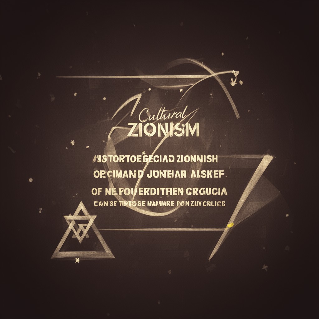 AI-generated illustration of Cultural Zionism