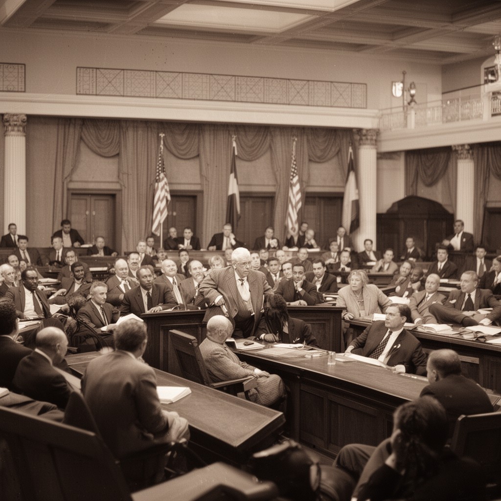 AI-generated illustration of 85th United States Congress