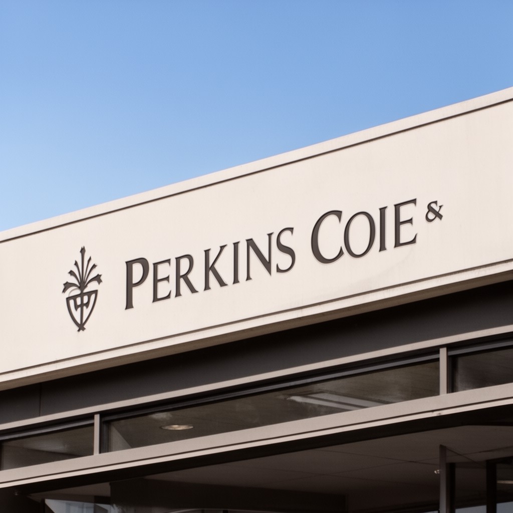 AI-generated illustration of Perkins Coie