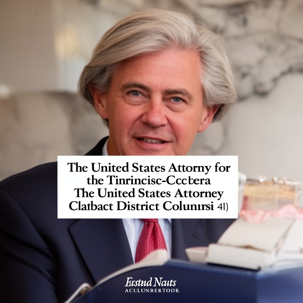 AI-generated illustration of United States Attorney for the District of Columbia