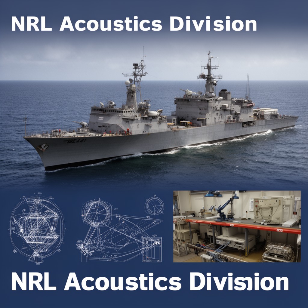 AI-generated illustration of NRL Acoustics Division