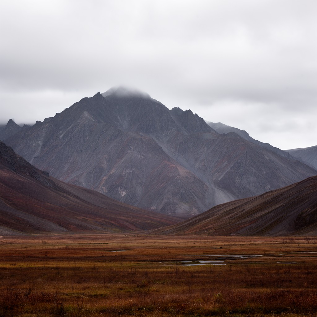 AI-generated illustration of Kolyma Mountains