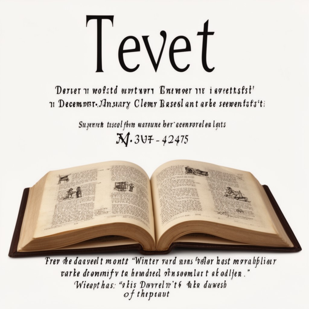 AI-generated illustration of Tevet