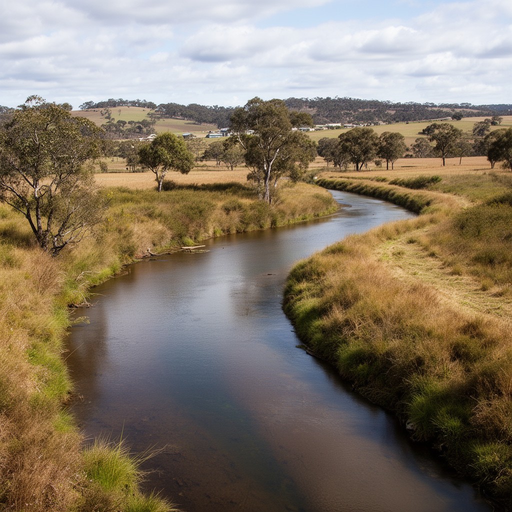 AI-generated illustration of Paterson River