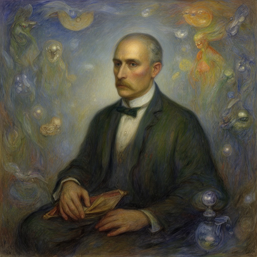 AI-generated illustration of Odilon Redon