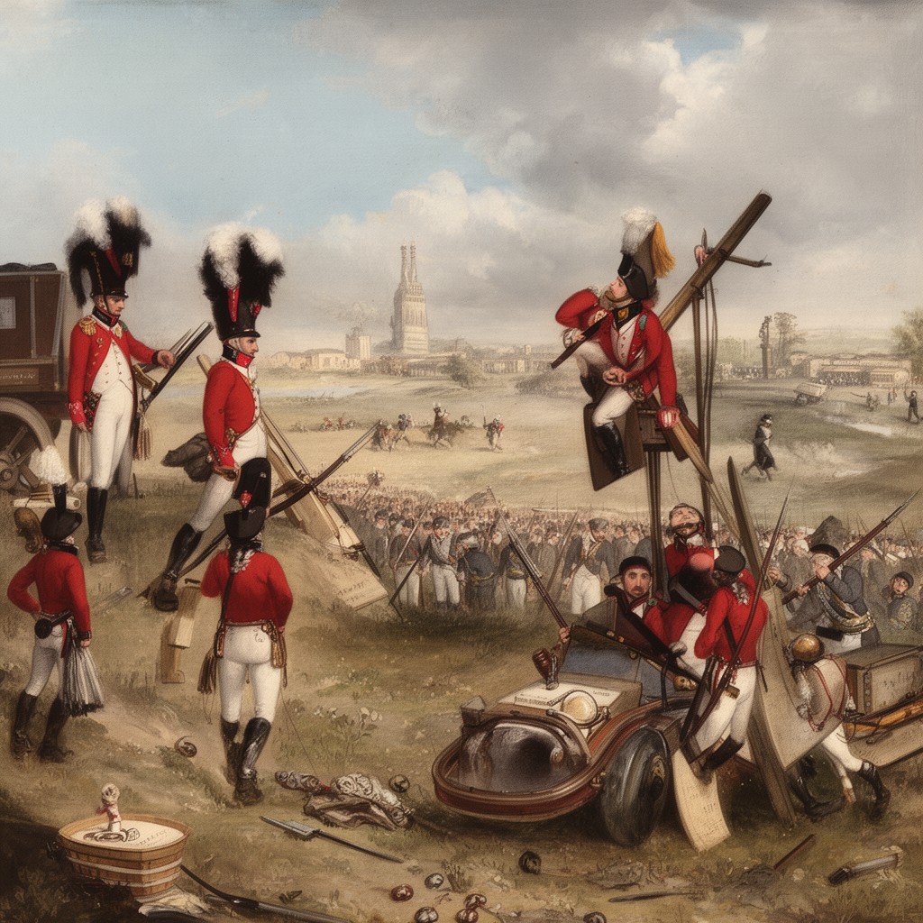 AI-generated illustration of Napoleonic era