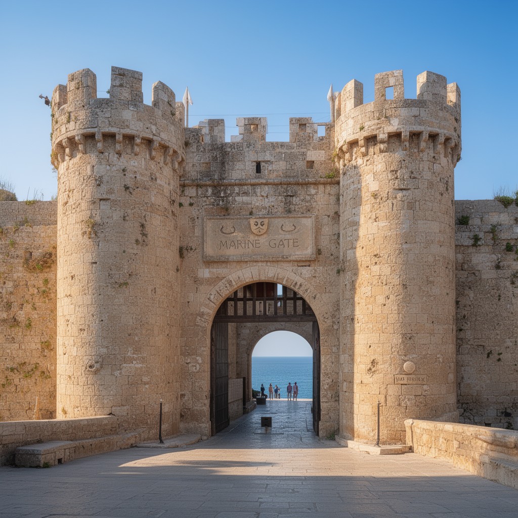 AI-generated illustration of Marine Gate