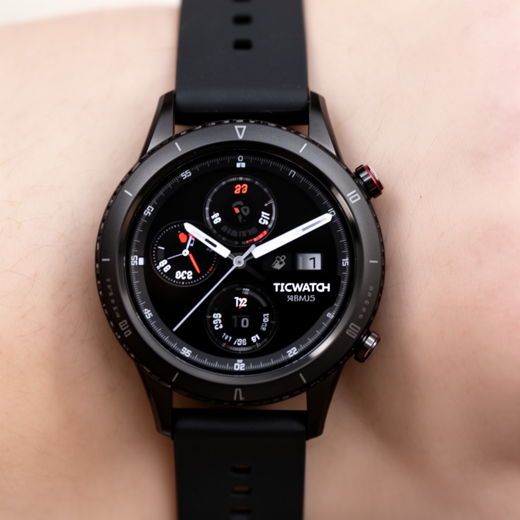 AI-generated illustration of Mobvoi TicWatch Pro