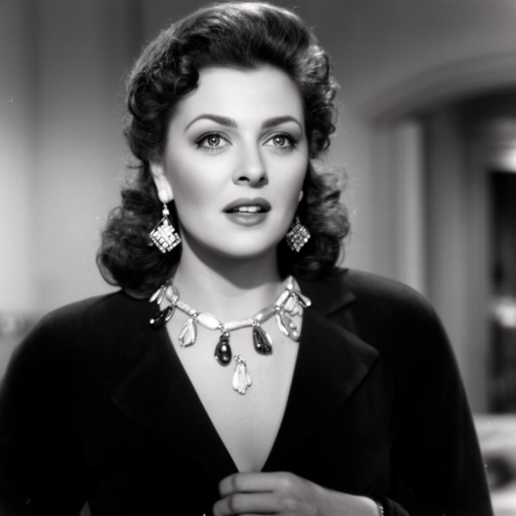AI-generated illustration of Bette Davis